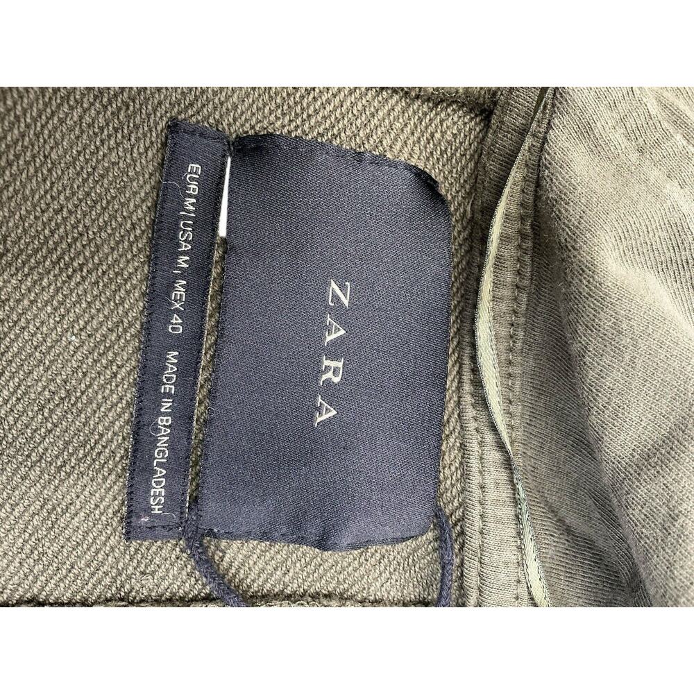 Zara Open Cardigan Hoodie Camouflage Women’s Size Medium - Picture 10 of 11